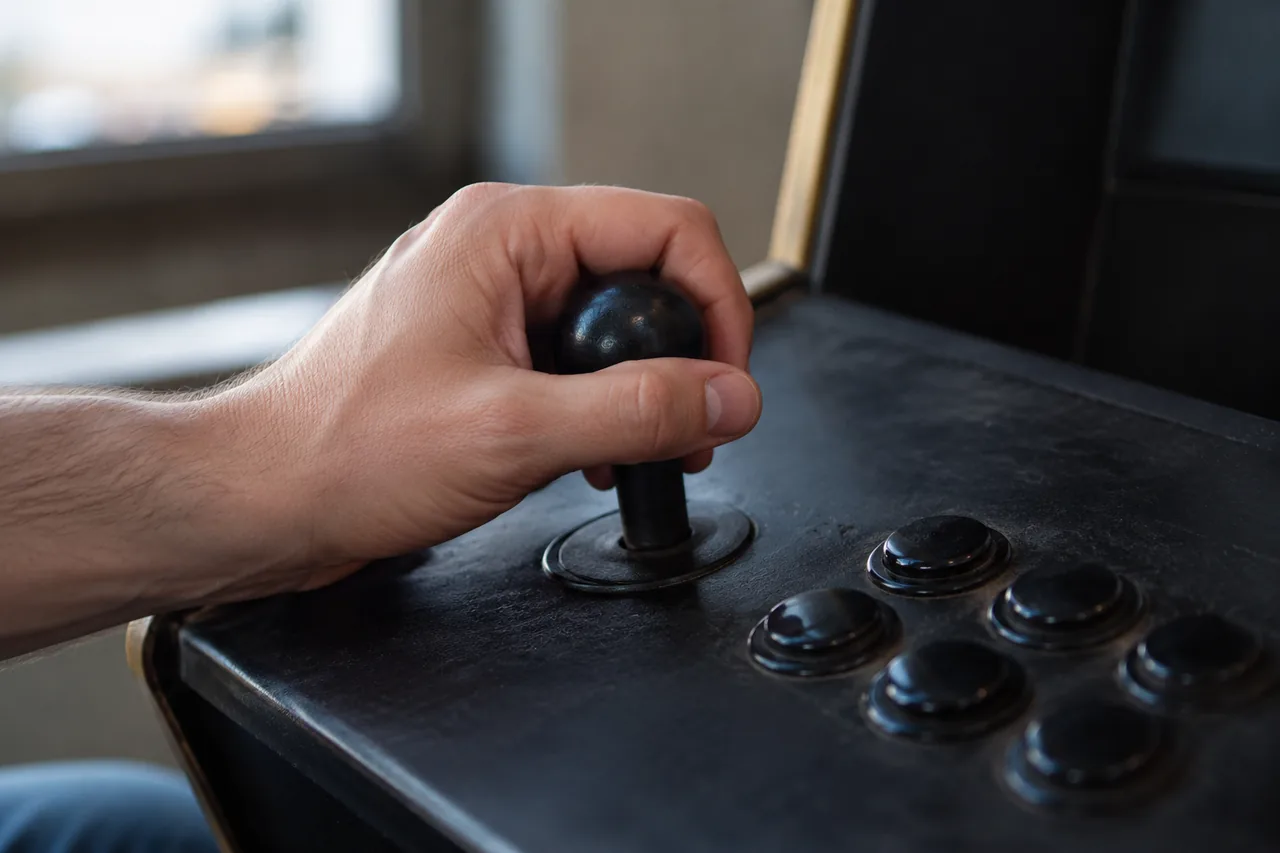Máy trò chơi arcade — ảnh minh họa AI